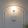 Minster White & Frosted White Finish Wall Light