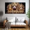 The Castle Decor Shri Jagannath Wall Painting Wooden Framed 27x48 Inch (Style 1)