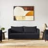 Florence Premium 3 Seater Fabric Sofa in Deep blue velvet Colour