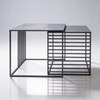 Black Metal Side Table in Black Colour