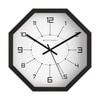 Linear Index Octagonal Wooden Wall Clock