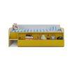 Bumblebee Engineered Wood Box Storage Bed in Yellow Colour