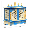 D'Dass Sheesham and Mdf Wooden Home Temple For Pooja Mandir For Home