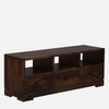 Sheesham Wood TV Unit in Scratch Resistant Provincial Teak Finish for TVs up to 65 Inches