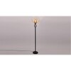 Astor Black Cotton Shade Floor Lamp