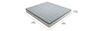 Pixel Cooling Copper Gel Memory  High Resilience (HR) Foam Mattress