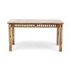 Oakmont Sheesham Wood Accent 6 Seater Dining Table Set
