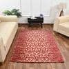 Multicolor Traditional Machine Made Polyester 6 X 9 Feet Carpet