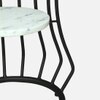 Metalwring Metal Side Table in Black Colour
