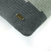 Maverick Grey Melange Natural Cushion Cover 16X16  Inches