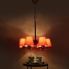 Devansh Steel Wall Mounted Lamp With Cotton Off Black Shade