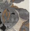 Jaipur Rugs Floral Wool And Viscose 5x8 Feet White And Nickel Hand Tufted Rug Carpet