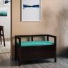 Rhodes Solid Wood Bench In Mango Mahogany Finish