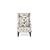Ezra Solid Wood Accent Chair in Multicolor Colour