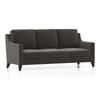 Abbey Sofa Set (Colour : Smoke Grey, Cushion : Hard, Seater : 3+1+1)