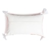 Coral Embroidered Lumbar Cushion Cover