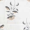 Yash White Floral 400 TC Cotton Flat Double Queen Size Bedsheet with 2 Pillow Covers – Threads