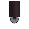 Devansh Metal Electric Wall Light in Black Colour with Black Shade Count of 1 Light