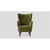 Ludwi Fabric Accent Chair in Mint Green Colour