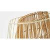 June Natural & White Table Lamp With Natural Iron Base