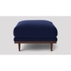 Klee Ottoman Color in Navy Blue