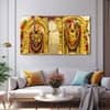 The Castle Decor Tirupati Balaji Wall Painting Wooden Framed 27x48 Inch