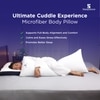 Cuddle Pillow Ultra Soft Fiber for full body comfort for sleeping
