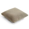 Elegant Knit Cotton Cushion Cover  Stone 22X22  Inches
