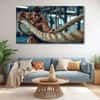 The Castle Decor Motivational Art Wall Painting Wooden Framed 27x48 Inch