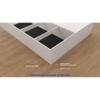 Tsukiko Engineered Wood Queen  Size Bed With Box Storage (Walnut Finish)