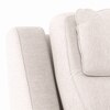 Emila Fabric Three Seater Motorized Recliner in Cream Colour