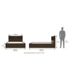 Sandon Storage Bed Size - King Finish - Californian Walnut