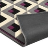 Presto Grey Geometric Hand Tufted Wool Carpet 5X7 Feet