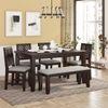 Wollman Six Seater Dining Set With Bench