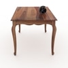 Samuel Solid Wood 6 Seater Dining Table in Urban Teak Finish