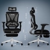 Kepler Brooks Vogue Pro Premium Office Chair in Black Colour