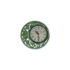 Mint Green Wooden Analog Wall Clock with Roman Dial