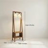 Francis Beige Jute Floor Lamp with Beige Jute Base