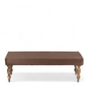 Cairo Sheesham Wood Accent 3 Seater Bench In Taupe Brown Velvet
