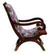 Jainy Solid Wood Lounge Chair in Provincial Teak Colour