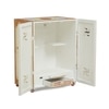 D'Dass Big Wooden Temple For Pooja Cabinet In Home and Office With Door