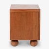 Abacus Solid Wood Bedside Unit in Brown Colour