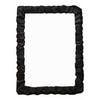 Rift Black Charcoal Finish Wall Mirror