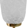 Devansh Metal Electric Wall Light in Gold Colour with White Shade Count of 1 Light