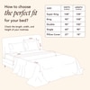 Stoa Paris 300 TC Satin Bedsheet Double Bed with Pillow Covers in Vanilla White