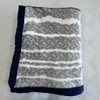 Luna Multicolor Abstract Wool Single Bed Blanket 350 Gsm