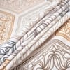 Off White Floral 4 Pcs Comforter Set With Queen Size Bedsheet With 2 Pillow Covers