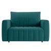Beliss  Pull Out Sofa cum Bed  in T Blue Colour