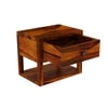 Stanfiled Solid Wood Bedside Table in Honey Finish