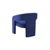 Ashley Velvet Accent Chair in Navy Blue Colour